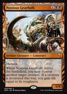 Noxious Gearhulk Kaladesh Inventions